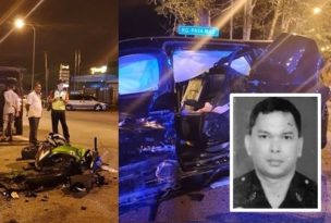 Vellfire撞巡逻摩哆 8岁女童与警员命丧当场