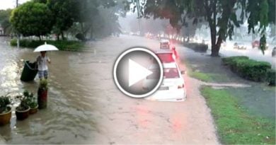 午后大雨   新山多区淹水   交通瘫痪！