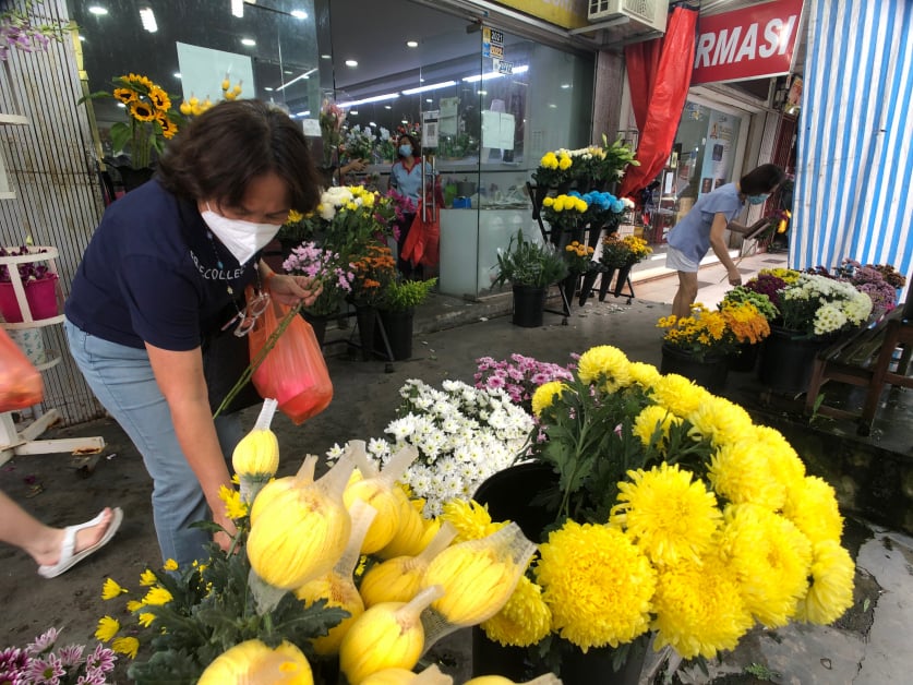 不受电子花圈影响鲜花市场仍看俏 中国报johor China Press