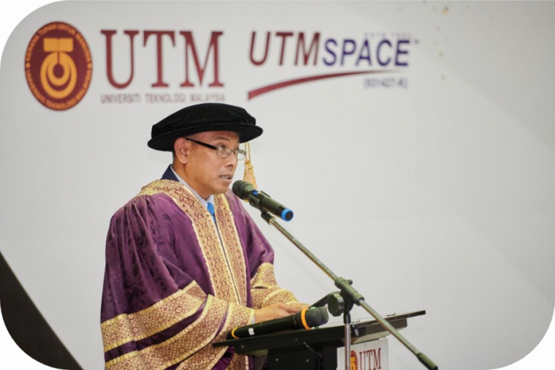 UTMSPACE的终身学习教育总执行长Assoc. Prof. Dr. Mohd Effandi bin Yusoff