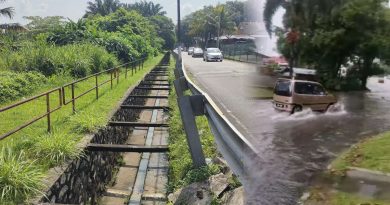 扩沟解决不了问题 豪雨路面仍见积水