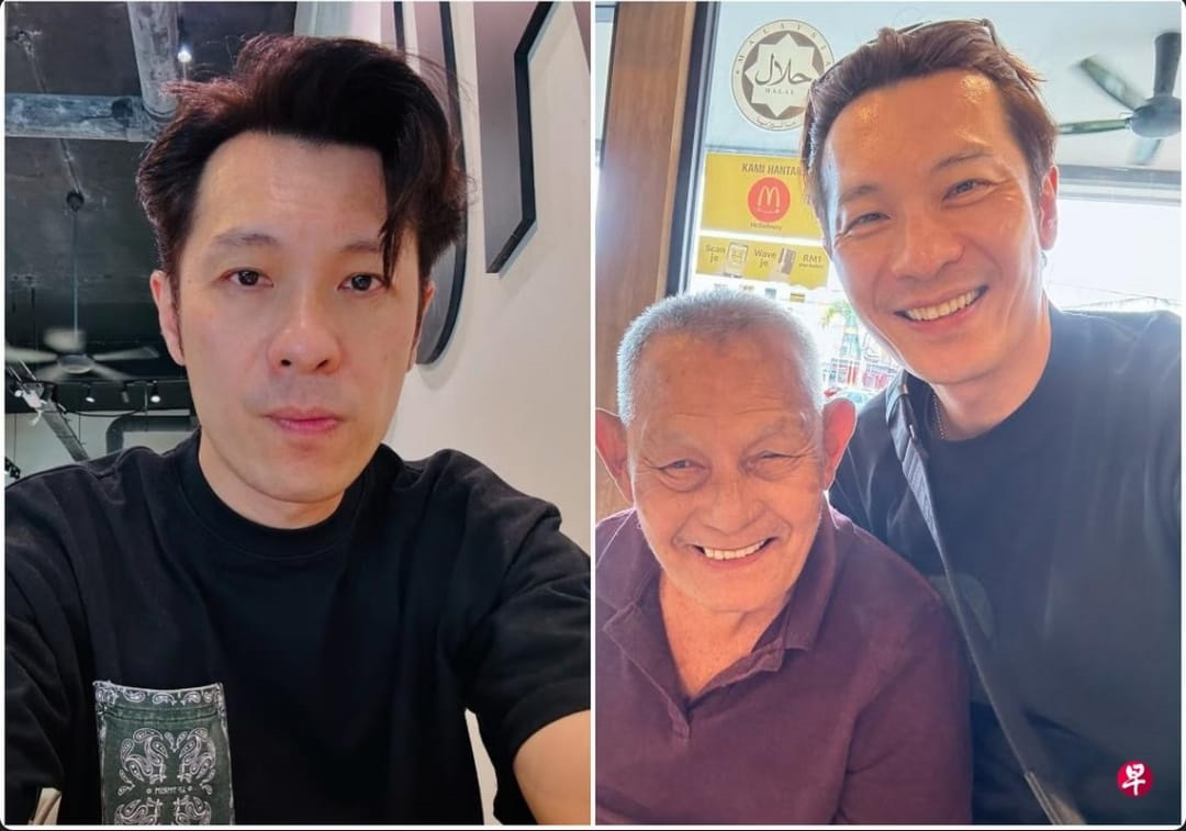 陈泓宇和爸爸（右图左）父子情深，岂料陈爸爸竟遭撞后逃身亡。（取自陈泓宇IG）