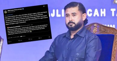 柔佛频密断水 摄政王建议州政府自主管水