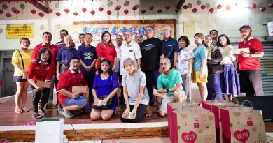 圣模那新村发展及安全委会 移交20受灾户8万4400