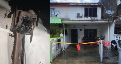 疑电流短路起火 一家5口逃出火海