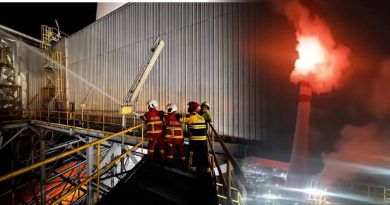 丹绒宾发电站失火 消拯及时扑灭阻蔓延