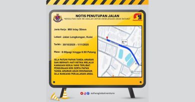 展开3天铺路工程 古来林贡颜路30日起关