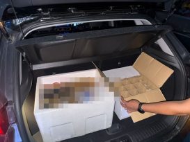 古来市会工业区取缔 揪出外籍小贩开车卖酒