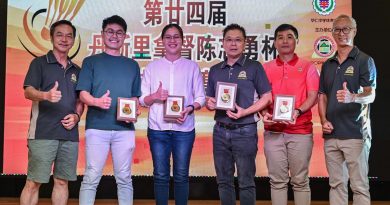 陈志勇杯校友羽球赛 林骏宇夺男单冠军