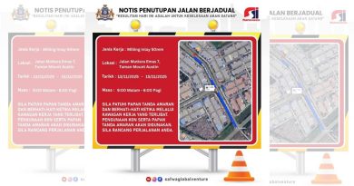 新山茂奥斯汀花园 Jalan Mutiara Emas 7  13日起封路