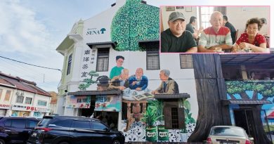 用壁画 述说 四代相传 昔南洋茶室成打卡热点